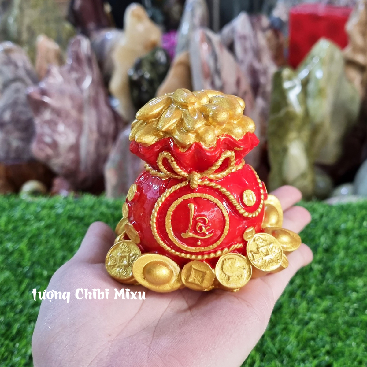 Túi vàng Tài Lộc Phúc màu đỏ - mang lại bình an, phú quý, thành công