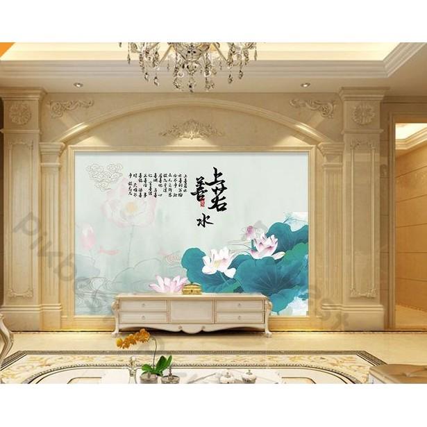 Tranh dán tường Tranh dán tường tranh nguyên tấm lớn có keo sẵn MS136119