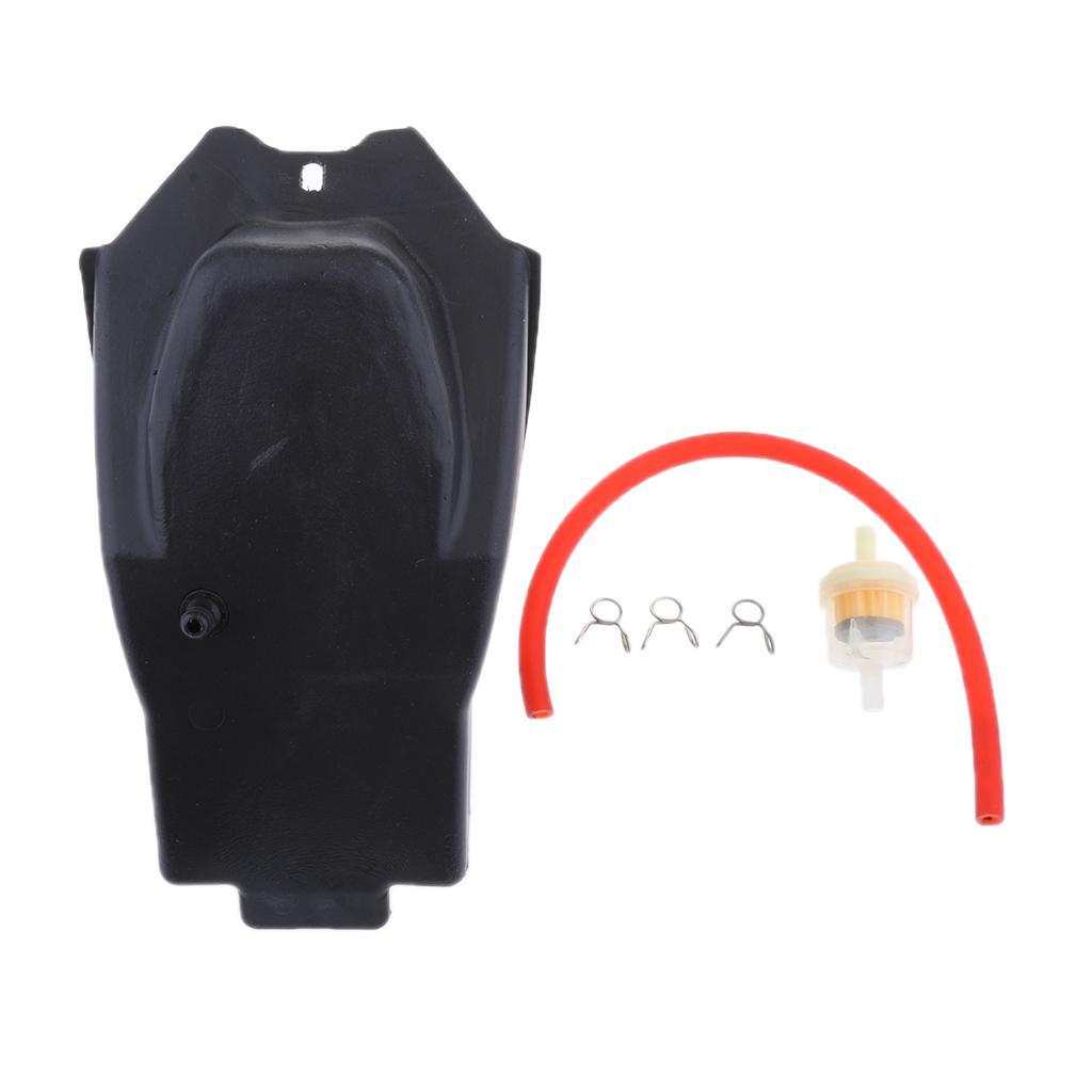 Fuel Gas Tank, Fuel Filter, Red Fuel Hose , 49cc Mini Dirt Bike Quad Pocket