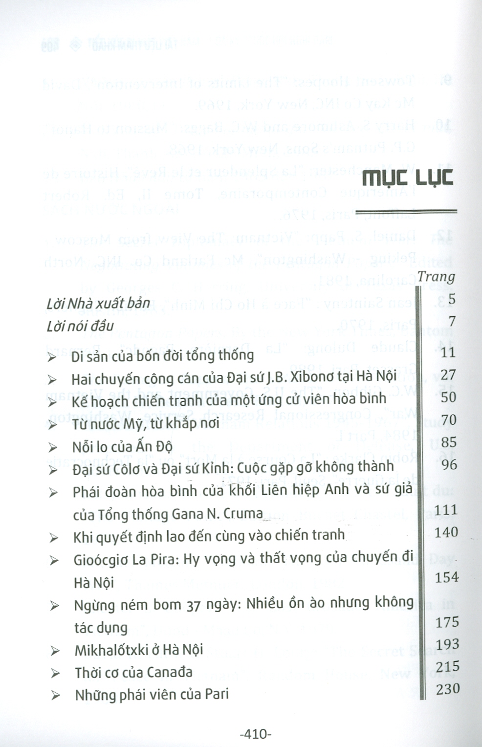 Tiếp Xúc Bí Mật Việt Nam - Hoa Kỳ Trước Hội Nghị Pari