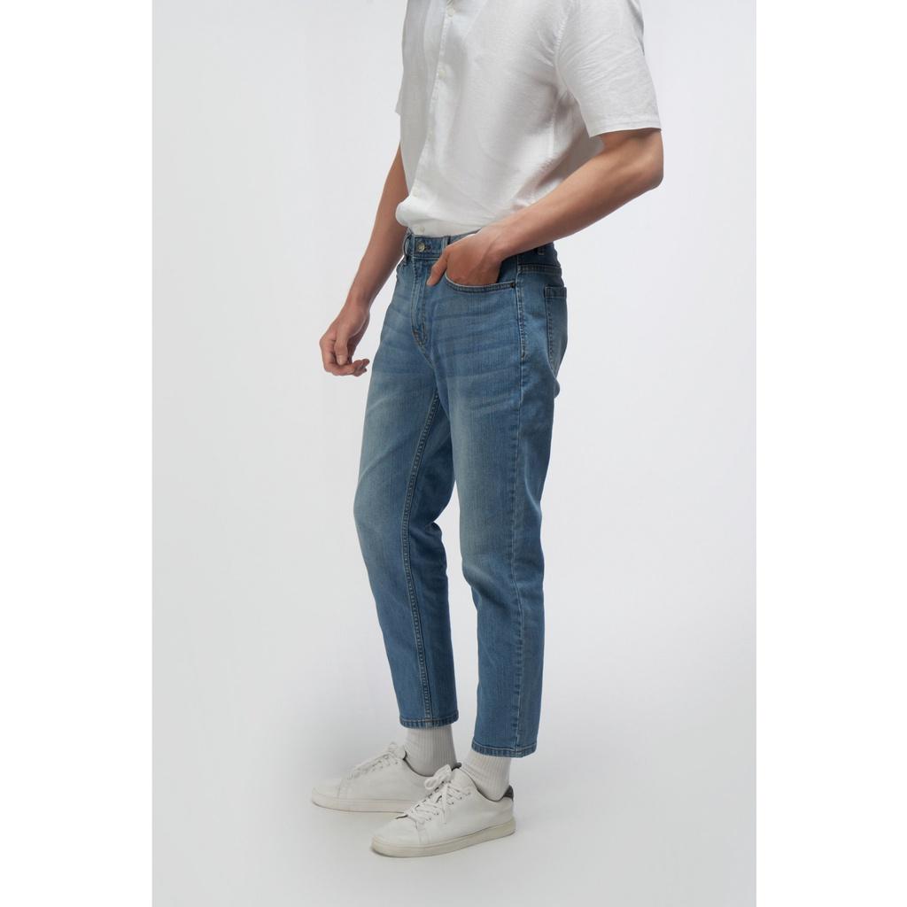 QUẦN JEAN TRƠN .SLIM CROP - 10F22DPA107C | LASTORE MENSWEAR