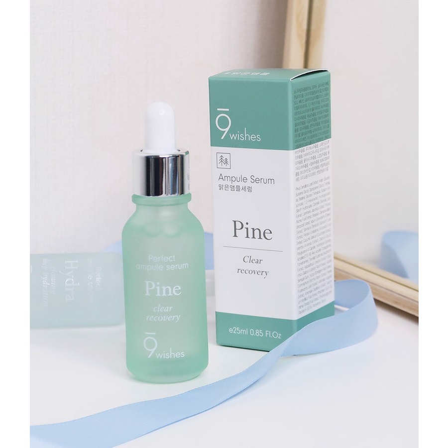 Tinh Chất Thu Nhỏ Lỗ Chân Lông 9Wishes Pine Ampoule Serum