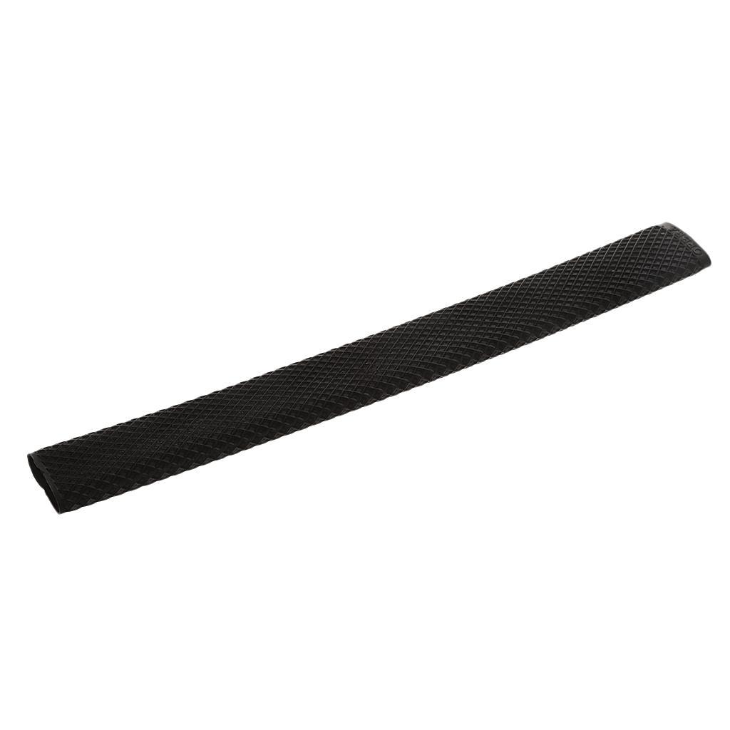 2x Pool Cue Handle Grip Non Slip Textured Heat Shrink Tubing Sleeve Black