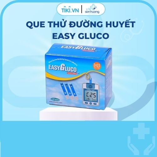 Que thử đường huyết Easy Gluco (lọ 25 que)