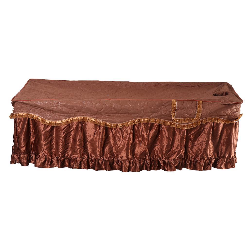 Beauty Massage Table Skirt Bed Valance Sheet  Case