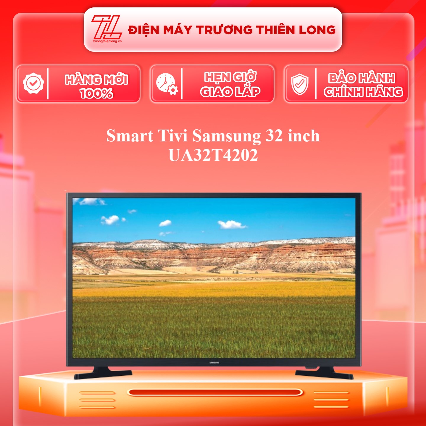 Smart Tivi Samsung 32 inch UA32T4202 - Hàng chính hãng (chỉ giao HCM)
