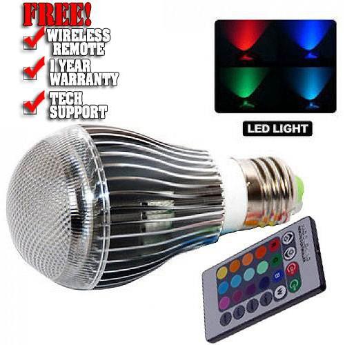 Đèn LED đổi màu có điều khiển từ xa ML-RGB9