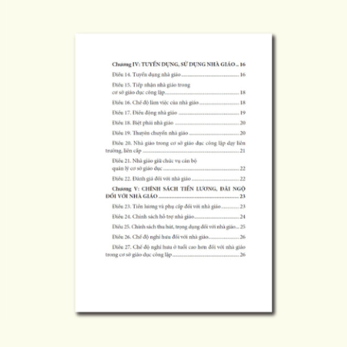 Sách Luật Nhà Giáo