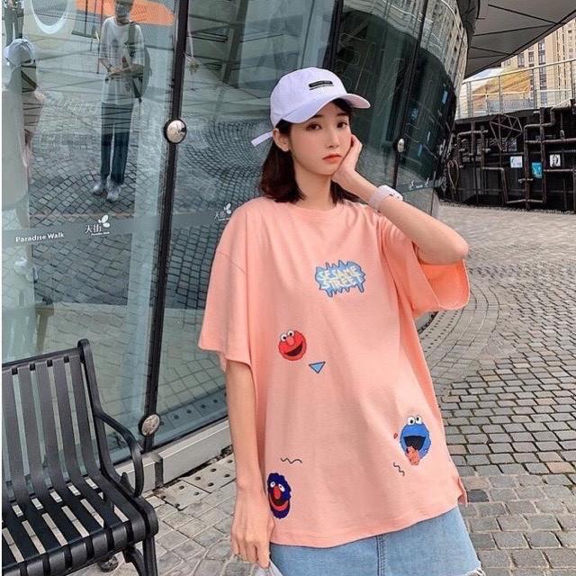 Áo thun tay lỡ form rộng unisex Be Yourself - Kaws Ulzzang