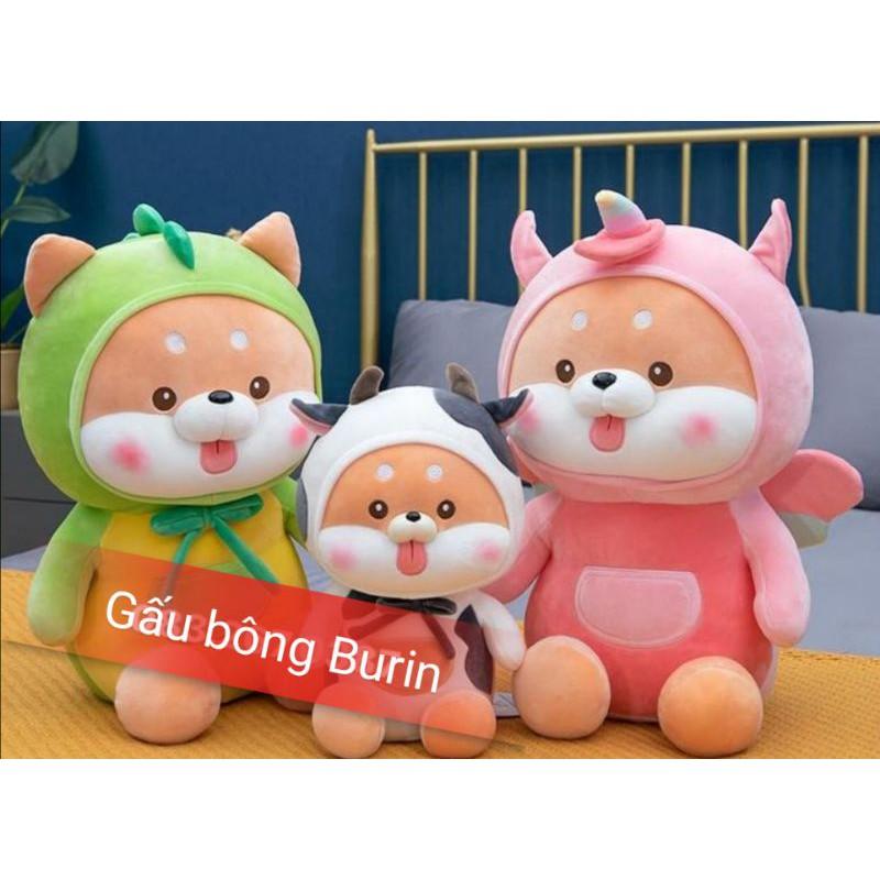 GẤU BÔNG CHÓ SHIBA LÈ LƯỠI COSPLAY XINH YÊU