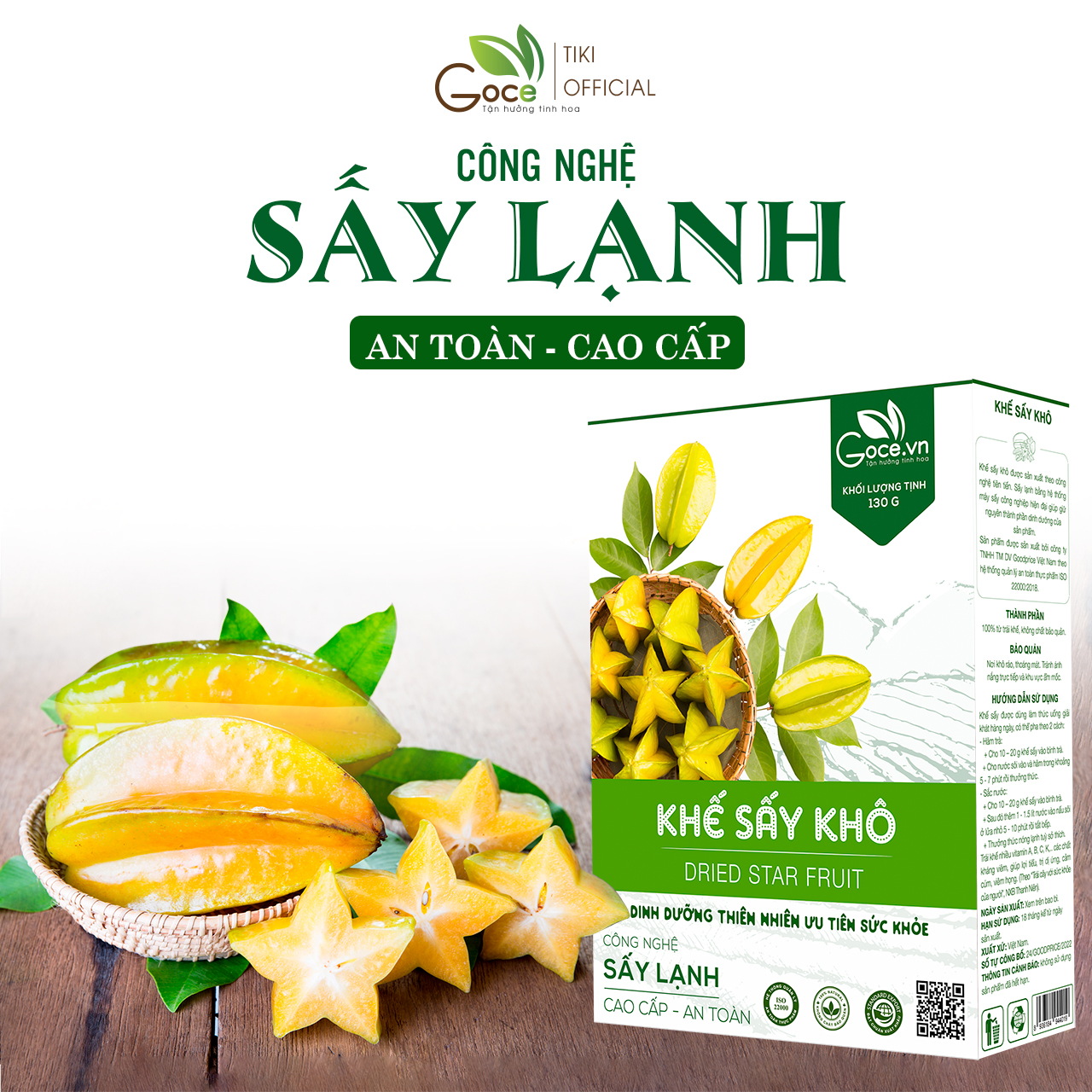 Khế sấy khô GOCE