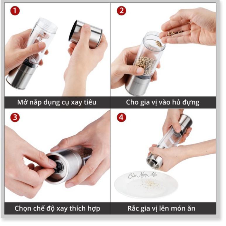 DỤNG CỤ XAY TIÊU 2IN 1 - Gia Dụng SG