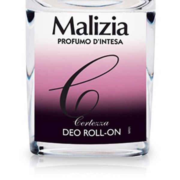 Lăn khử mùi Malizia Profumo Certezza 50ml (nữ) tặng kèm móc khóa