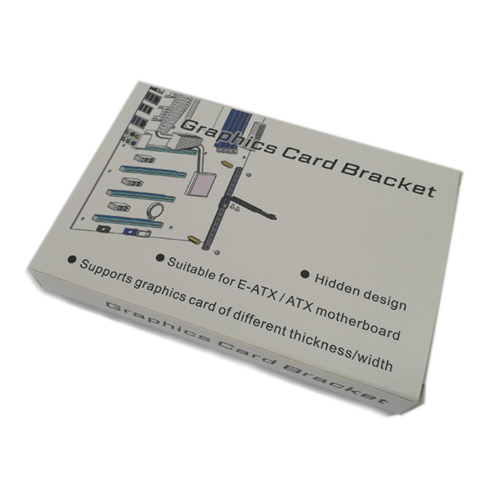 Computer Graphics Card GPU Holder Adjustable Vertical GPU Sag Stand for