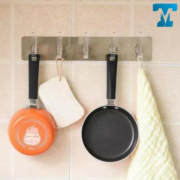 - Thanh 6 Móc Dán Tường VAIO 30 x 6 cm Siêu Dính Chắc Chắn Tiện Dụng