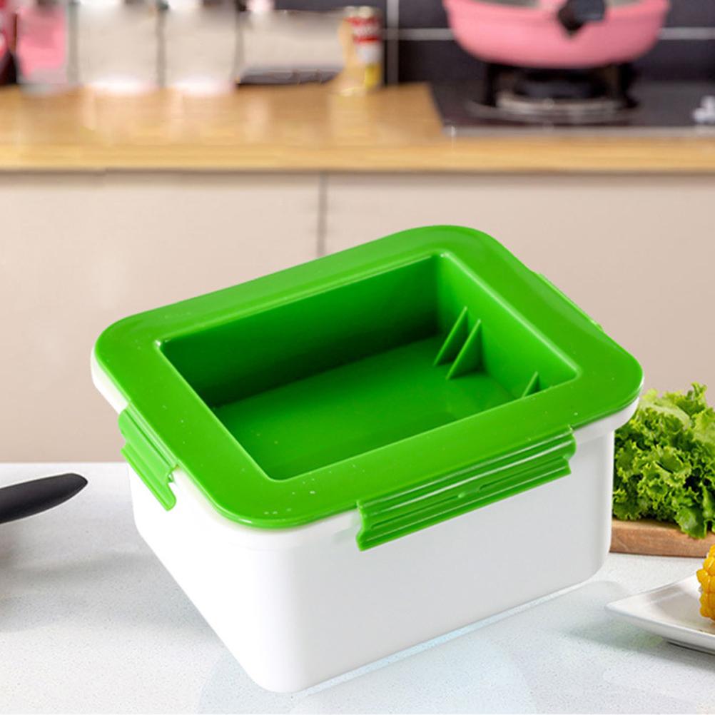 Đậu Phụ Báo Chí Đậu Phụ Điện 3 Lớp Đậu Phụ Báo Chí Xây Dựng-Thoát Nước Nước Loại Bỏ Công Cụ An Toàn Khi Rửa Nhà Bếp Nấu Ăn bộ Dụng Cụ