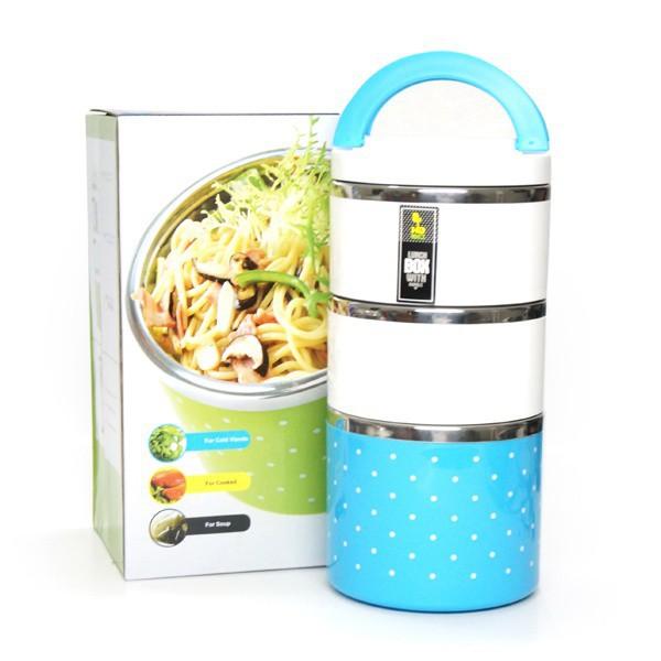 Hộp cơm giữ nhiệt 3 tầng cao cấp