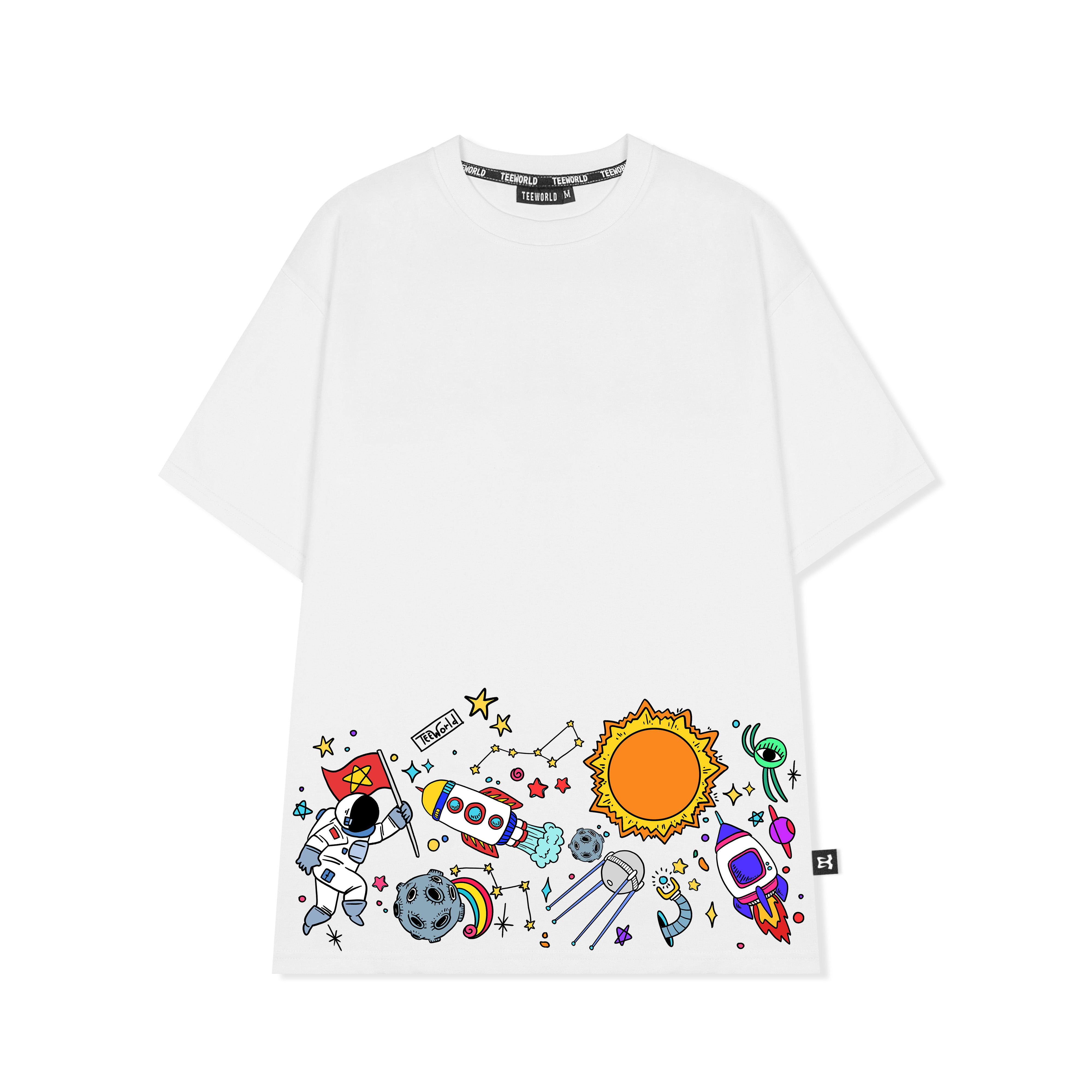 Áo thun Teeworld Outer Space T-shirt Form Rộng Unisex Nam Nữ