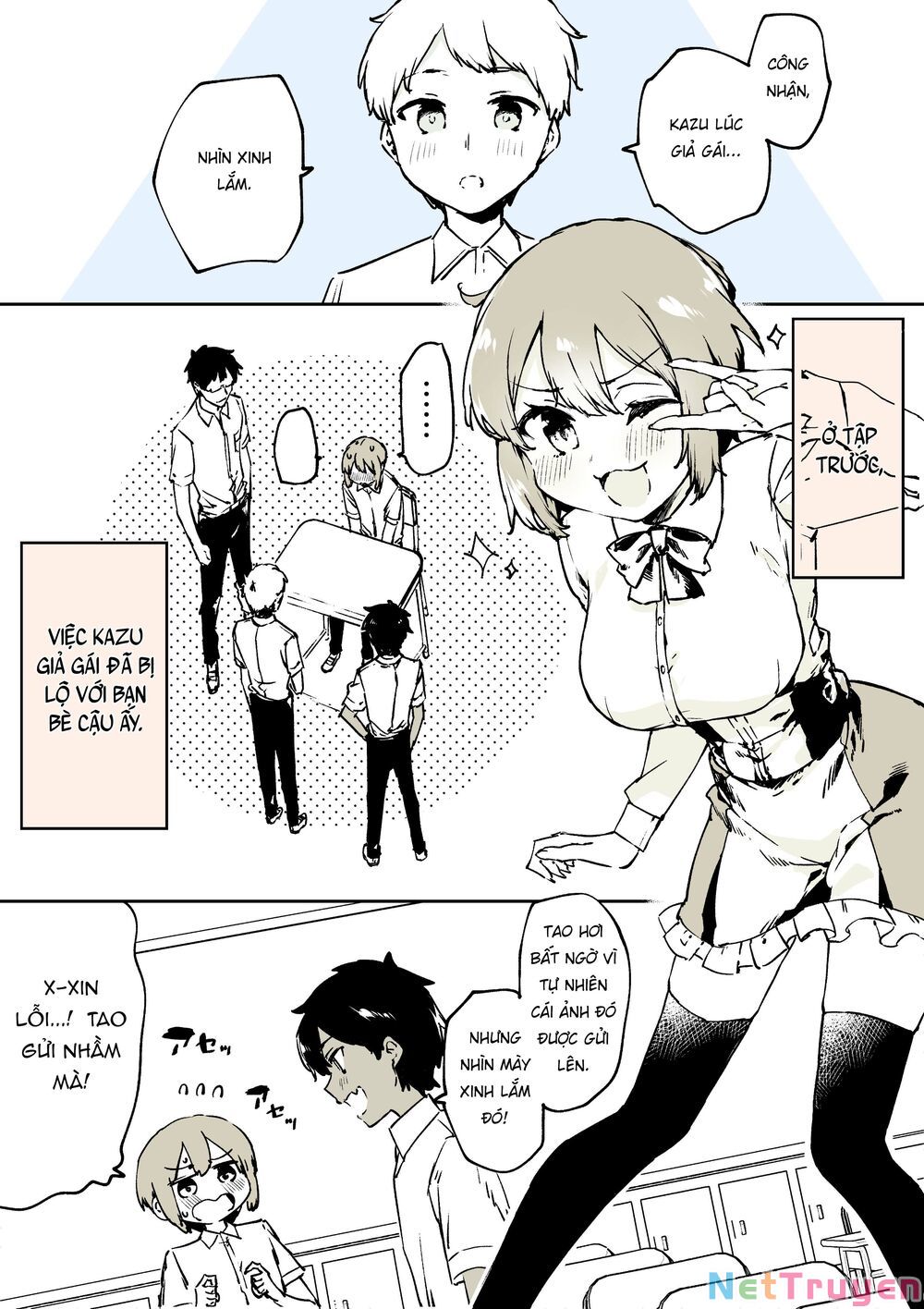 mình không thể ngừng crossdress được... chapter 24 1