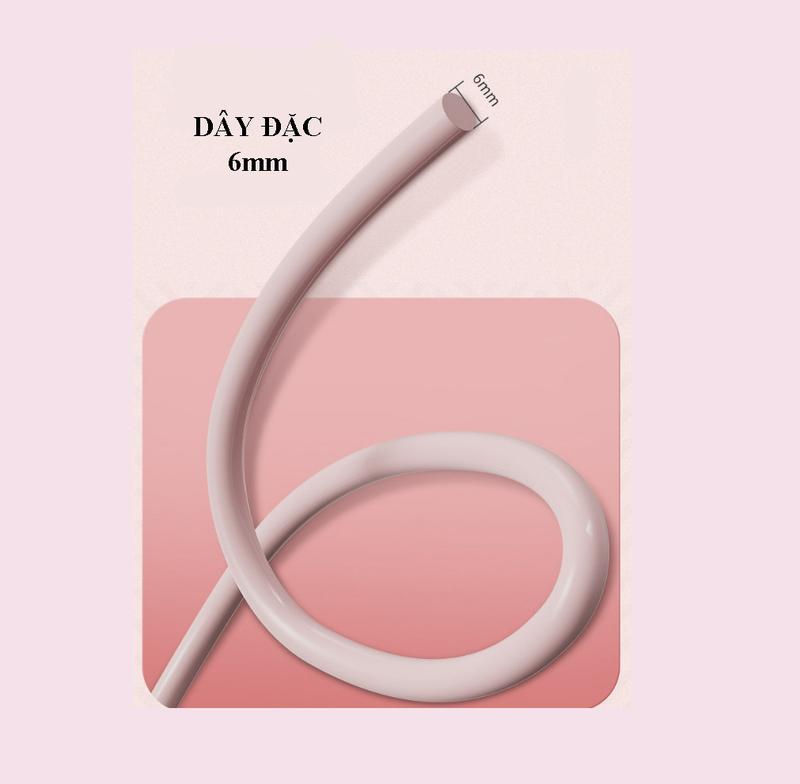Dây nhảy tốc độ dododios chất liệu PVC 6mm, Tập thể lực, Cadio tại nhà - Hàng chính hãng, Dây Nhảy Chống Xoắn
