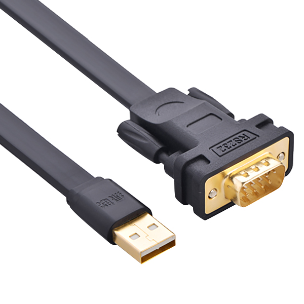 Cáp Chuyển Đổi Ugreen USB 2.0 Sang RS232-DB9 FTDI Chipet 20218 - Hàng Chính Hãng