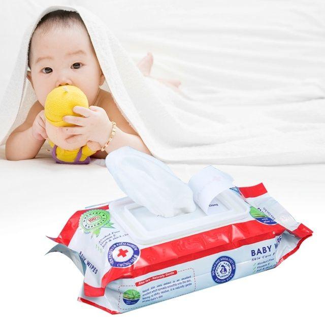 Khăn giấy ướt Baby wipes không mùi