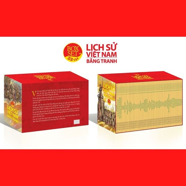 Boxset Lịch Sử Việt Nam Bằng Tranh - Boxset 53 Tập ( Tặng Kèm Sổ Tay Xương Rồng ) - NXB Trẻ- Trần Bạch Đằng chủ biên