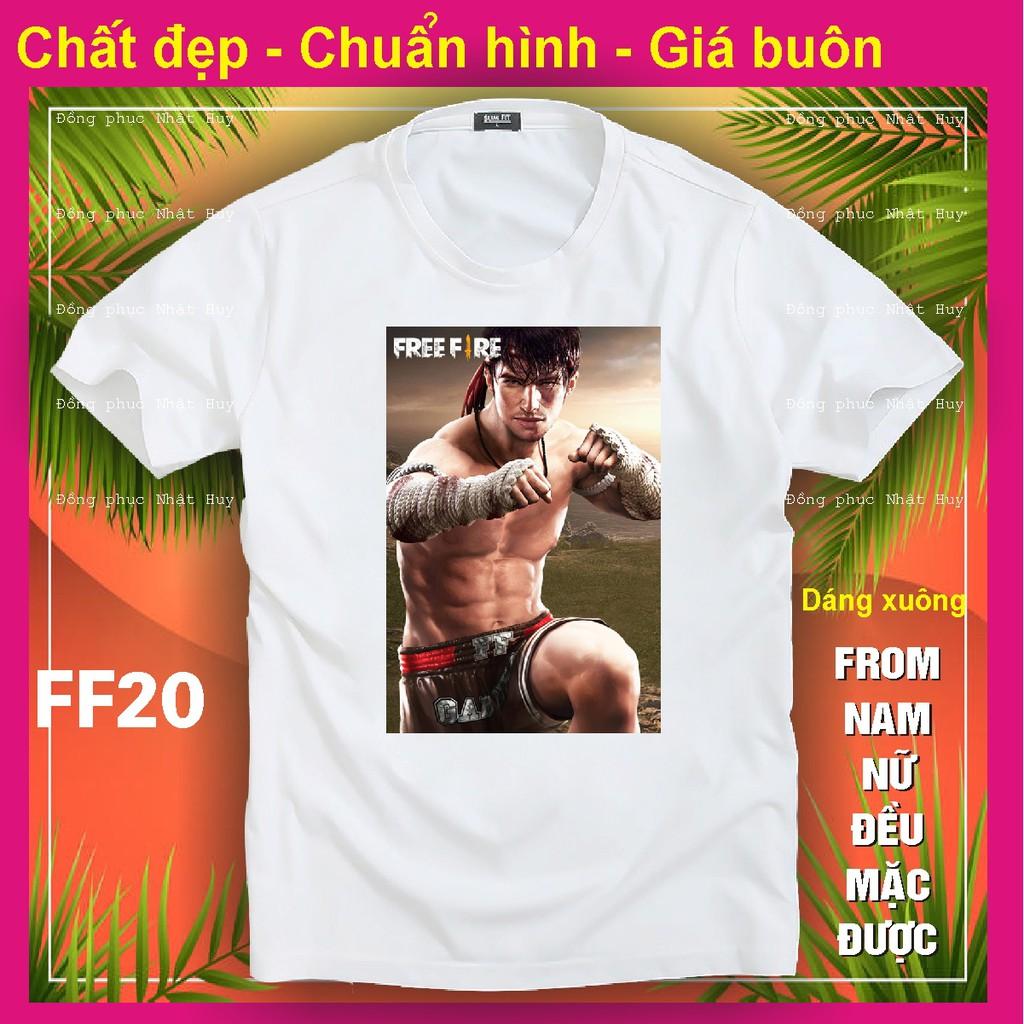 Áo thun game Free Fire FF19,phông bao đổi trả, chất đẹp,