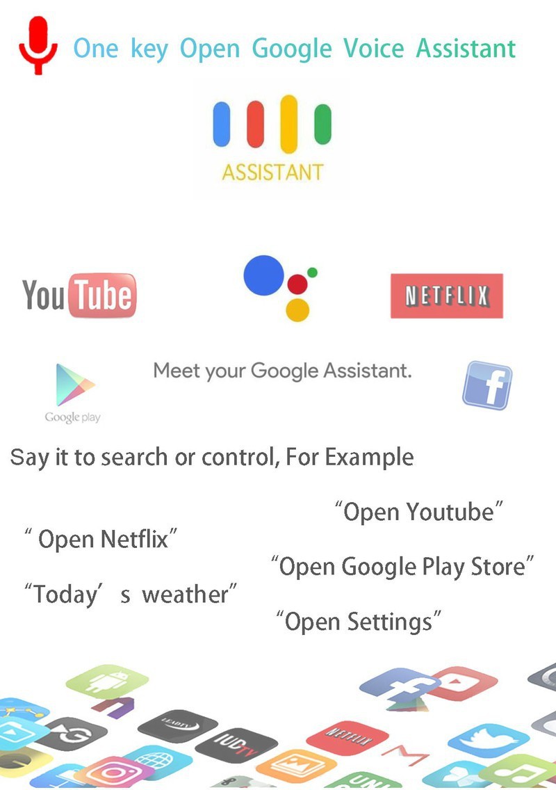Android tv điều khiển giọng nói tiếng việt hỗ trợ bluetooth Wifi 2 băng tần kép cài sẵn youtube chặn quảng cáo, truyền hình cáp và xem phim HD miễn phí vĩnh viễn - Hàng nhập khẩu
