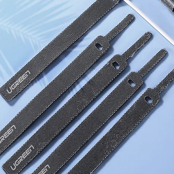 Dây cáp dính dành cho tai nghe, chuột, dây 3.5mm Ugreen 50370 dài 15cm chính hãng
