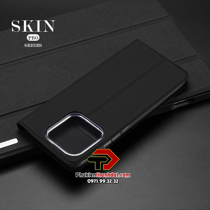 Bao da cho Xiaomi 13 Pro chính hãng Dux Ducis có ngăn cài thẻ - Hàng chính hãng