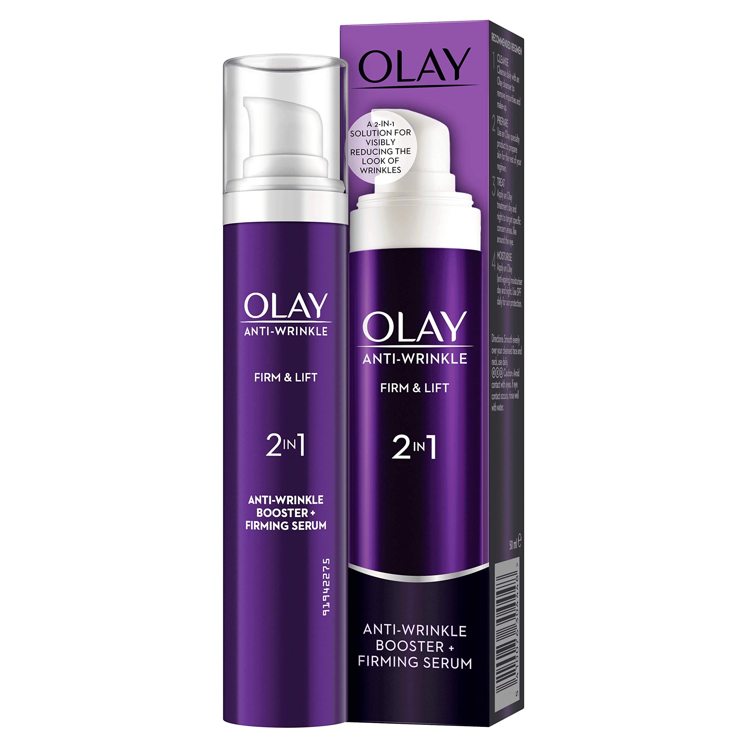 Tinh chất chống nhăn nâng cơ Olay Anti-Wrinkle Firm &amp; Lift 2 In 1 Serum 50ml