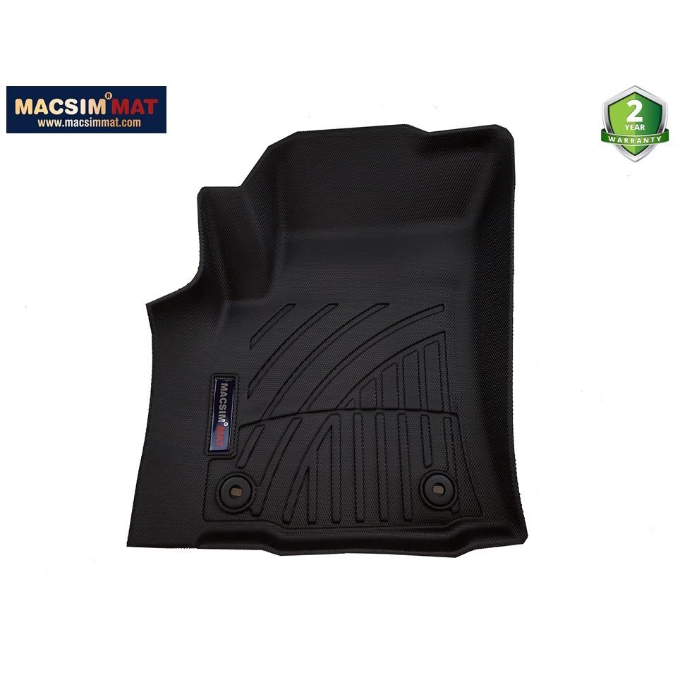 Thảm lót sàn xe ô tô Toyota Innova 2008- 2016 Nhãn hiệu Macsim chất liệu nhựa TPV cao cấp màu đen - 3 hàng ghế