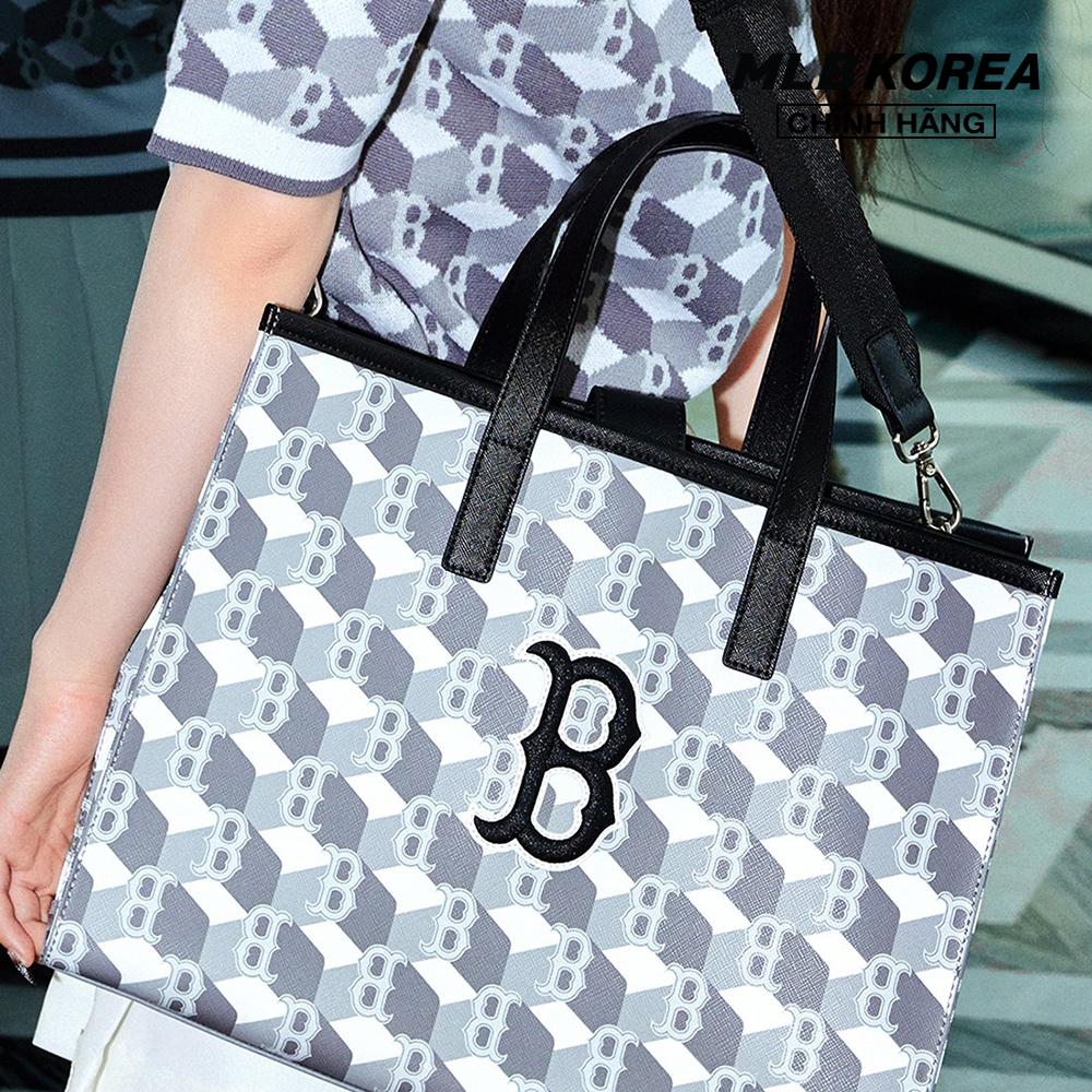 MLB - Túi xách chữ nhật Cube Monogram Medium 3AORM042N