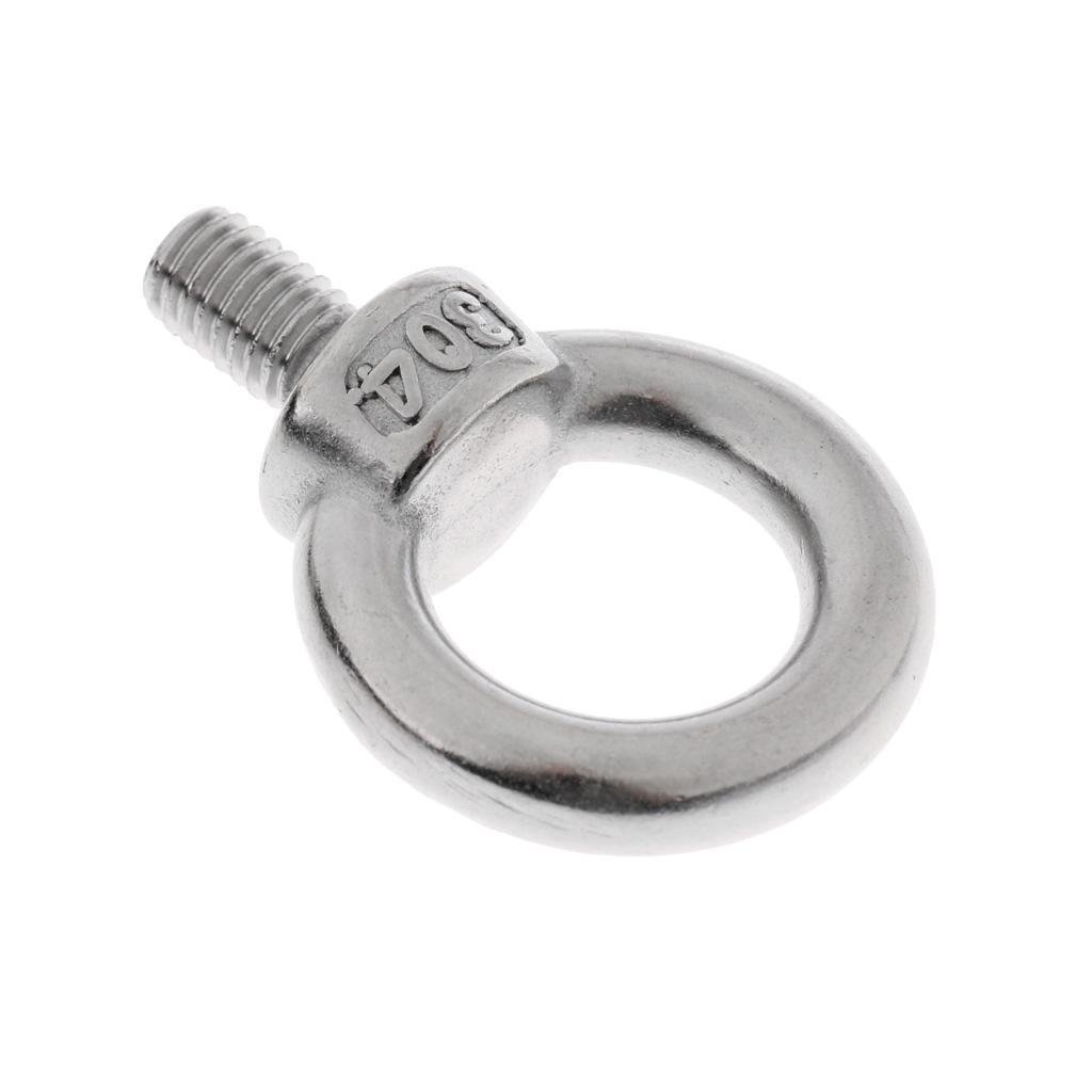 Bu Lông Tròn DIN 580 Bằng Thép Không Gỉ 304 Cho Động Cơ Biển