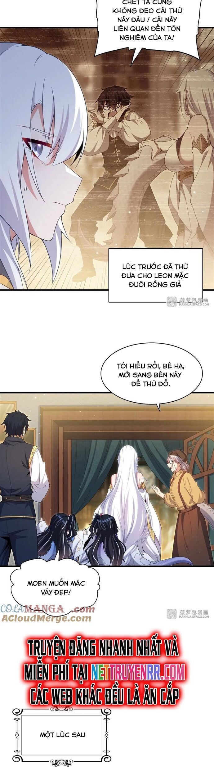 câm miệng đi ác long, ta không muốn trông trẻ với ngươi nữa! chapter 17 15