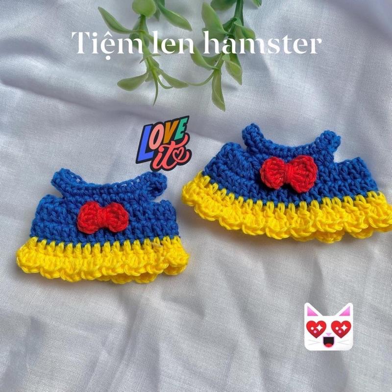 Váy cho hamster đầm bạch tuyết