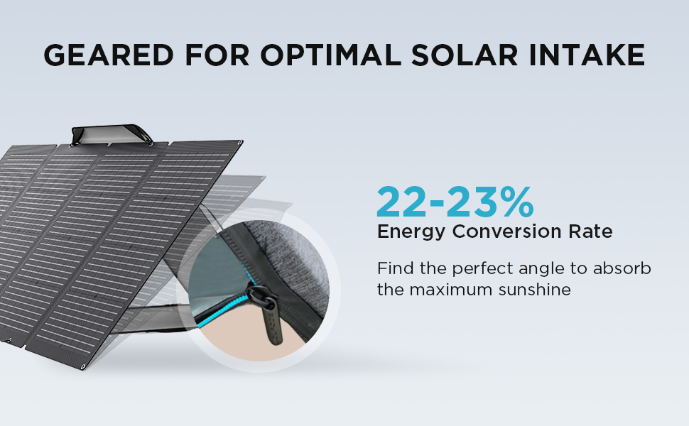 Tấm thu năng lượng mặt trời dành cho EcoFlow 220W Solar Panel