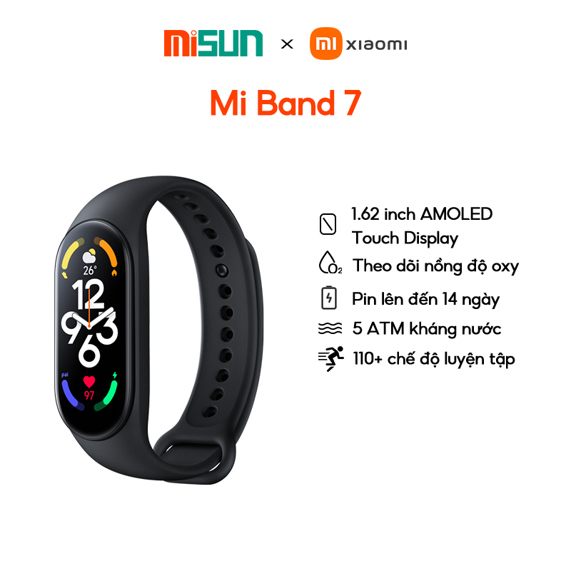 Vòng Đeo Tay Thông Minh XIAOMI Mi Band 7/Band 7 Pro – Hàng Chính Hãng