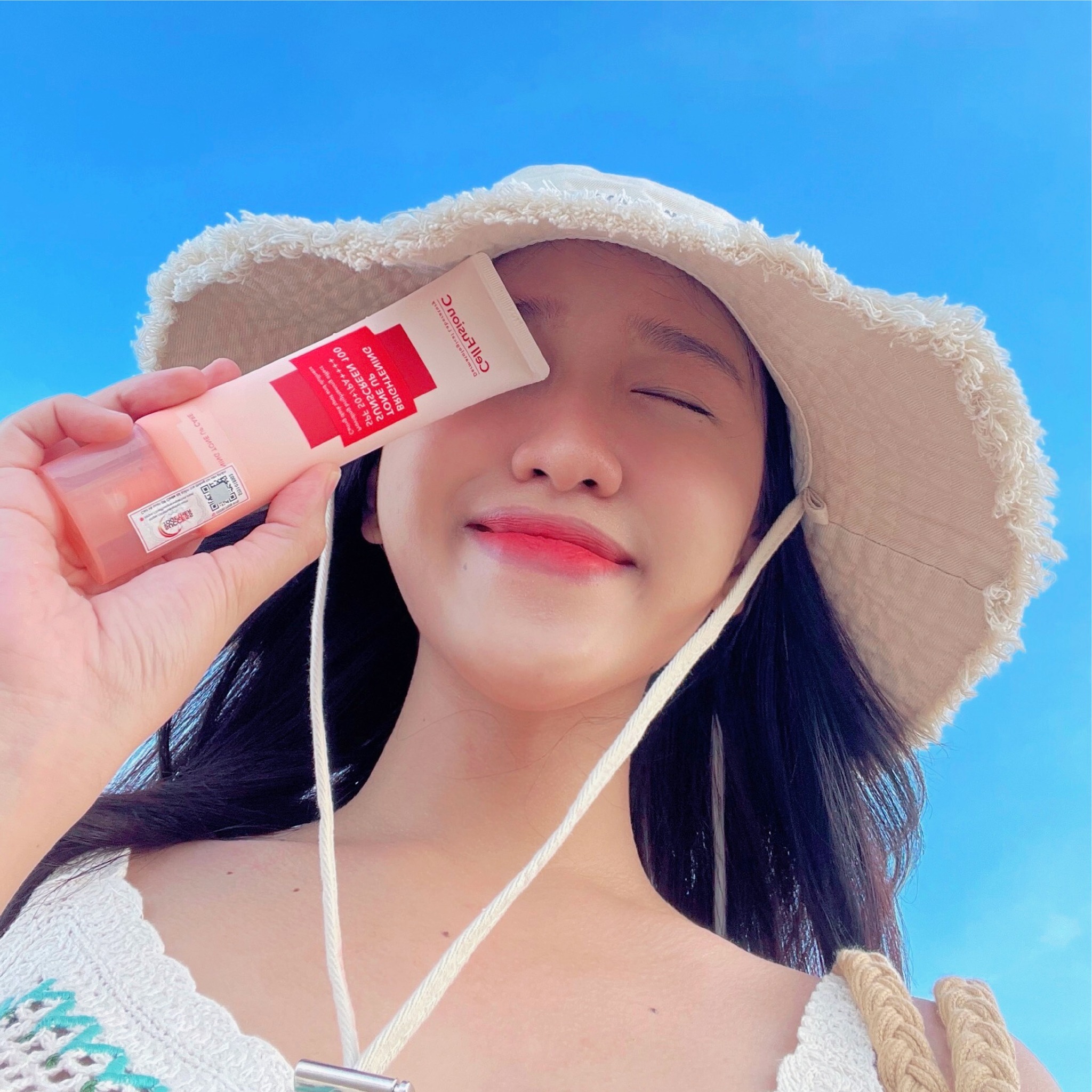Kem chống nắng Cell Fusion C Hàn Quốc Giúp nâng tông, bảo vệ da khỏi tia UV, phục hồi da xỉ màu và không bết dính - QuaTangMe Extaste