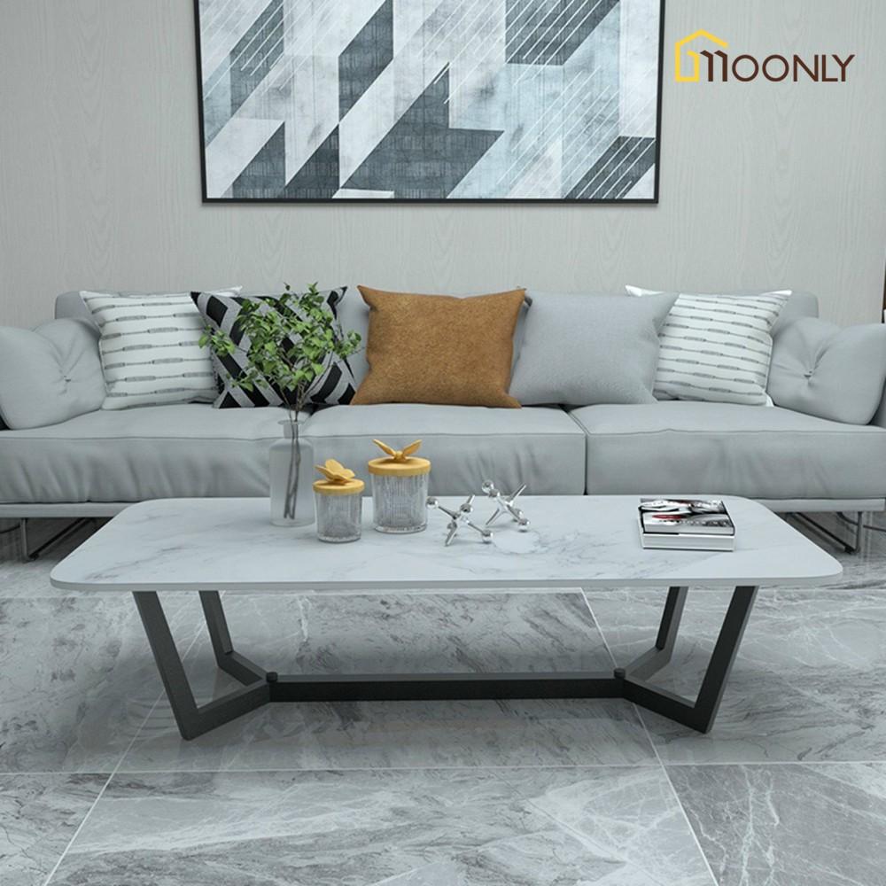 Nội Thất Bàn Sofa Ngồi Bệt Phòng Khách Chất Liệu Ceramic,Chân Sắt Tĩnh Điện KT 120x60x45cm