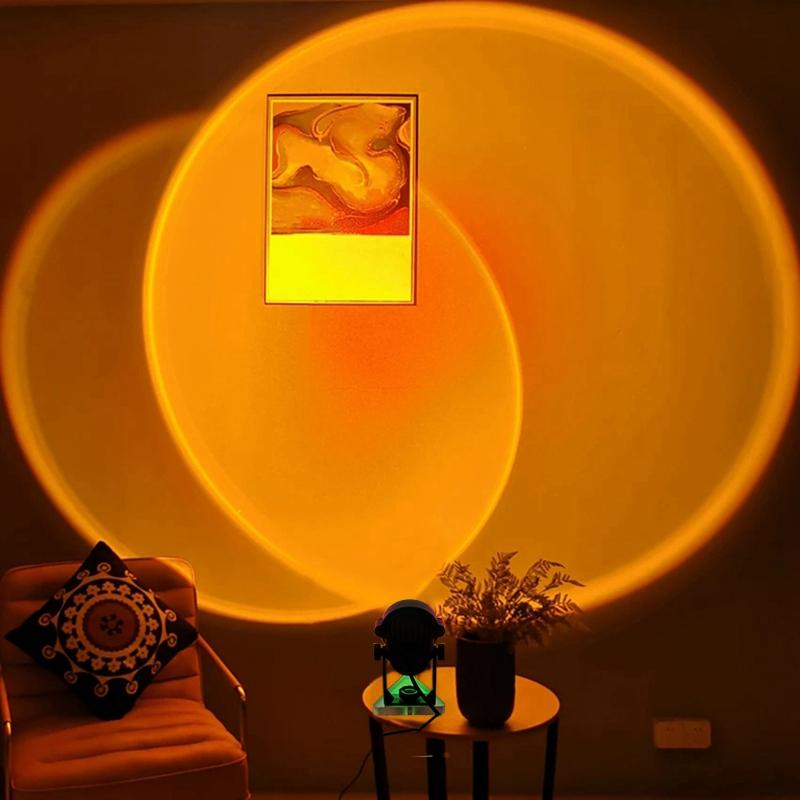 Đèn LED Để Bàn Chiếu Ánh Sáng Cầu Vồng Đẹp Mắt Chất Lượng Cao