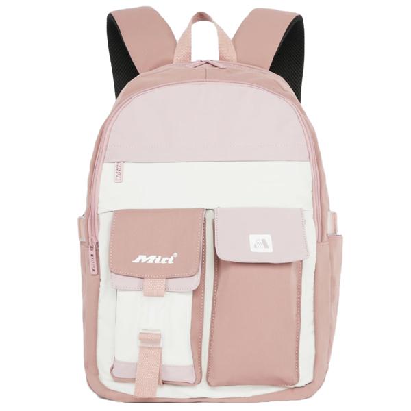 Ba Lô Teen - Miti BL22156_Hong.N_Trang - Hồng Nhạt - Trắng