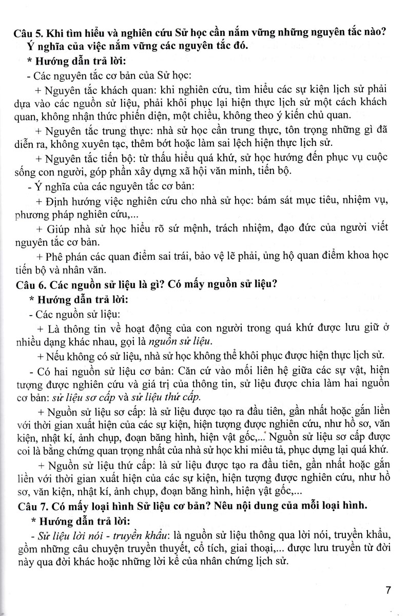 Sách tham khảo- Hướng Dẫn Trả Lời Câu Hỏi Tự Luận Và Trắc Nghiệm Lịch Sử 10 _HA