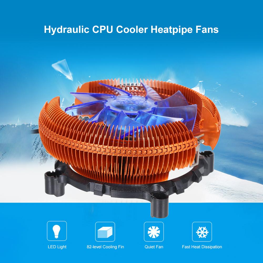Quạt tản nhiệt CPU thủy lực thay thế cho đèn LED Intel 2011 -Size