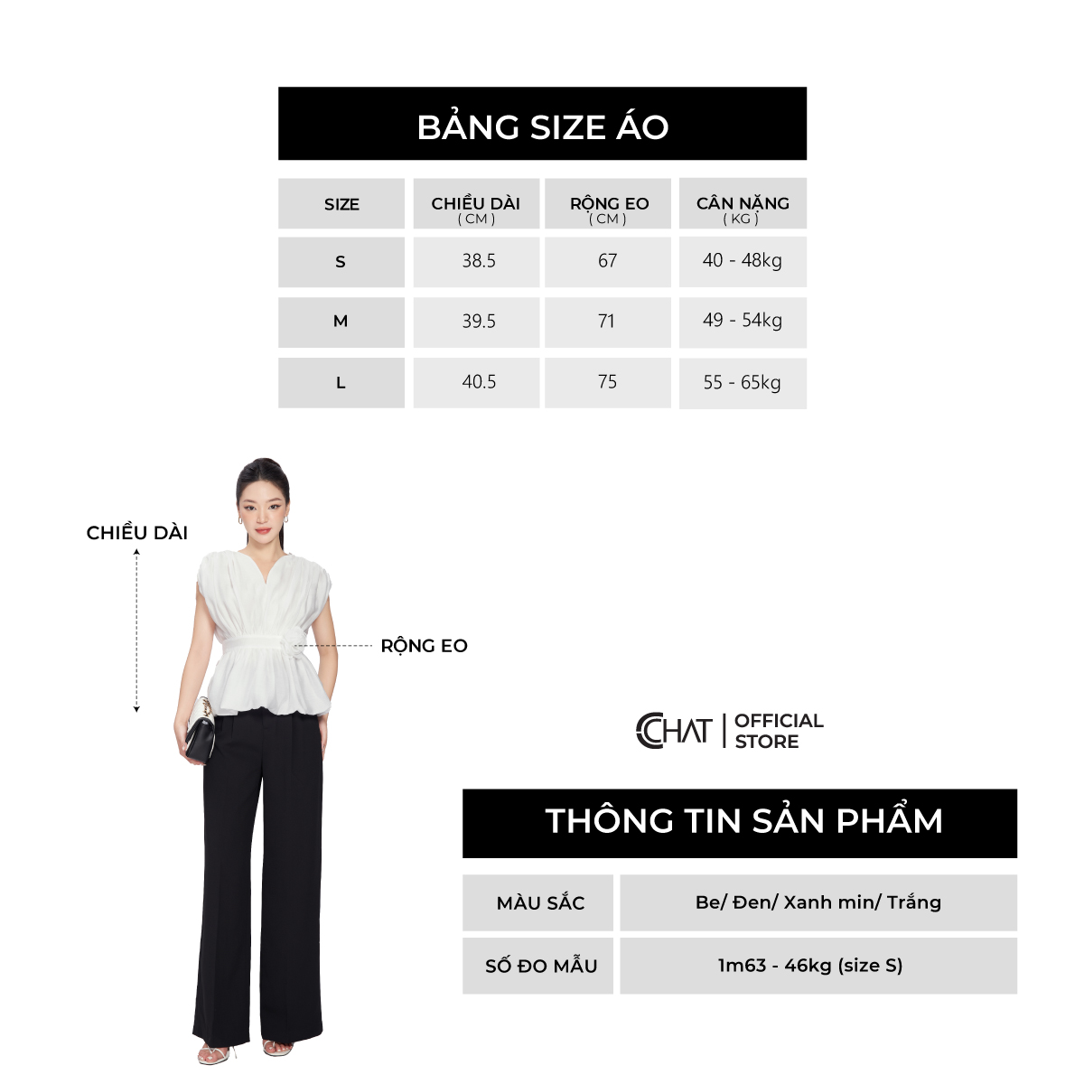 Áo Kiểu Nữ Nhún Vai Chờm Kèm Đai Eo Hoa Chất Voan Cao Cấp 53ANV2009PT