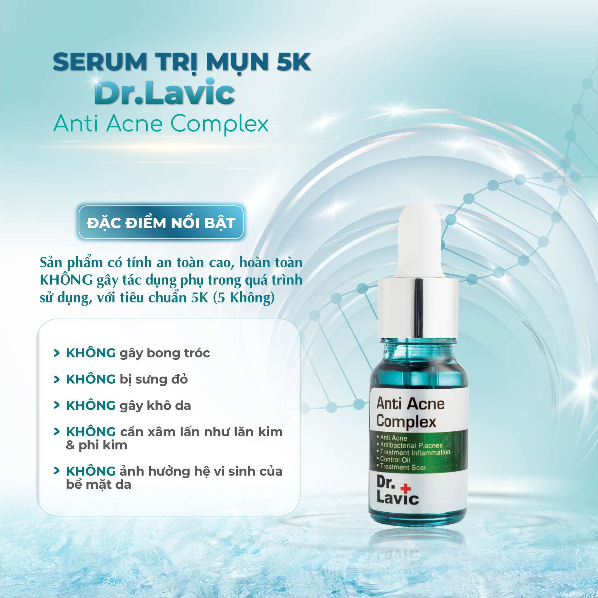SERUM MỤN 5K DR.LAVIC - Dr.Lavic Anti acne complex
