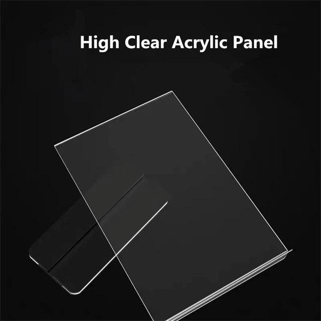 Menu Mica Chữ T Để Bàn Khổ Đứng &amp; Ngang (A4 - A5 - A6 - A7) - Bảng Menu Mica - Bảng Quét QR , - Khổ Ngang Đế uốn, Khổ Ngang Đế uốn