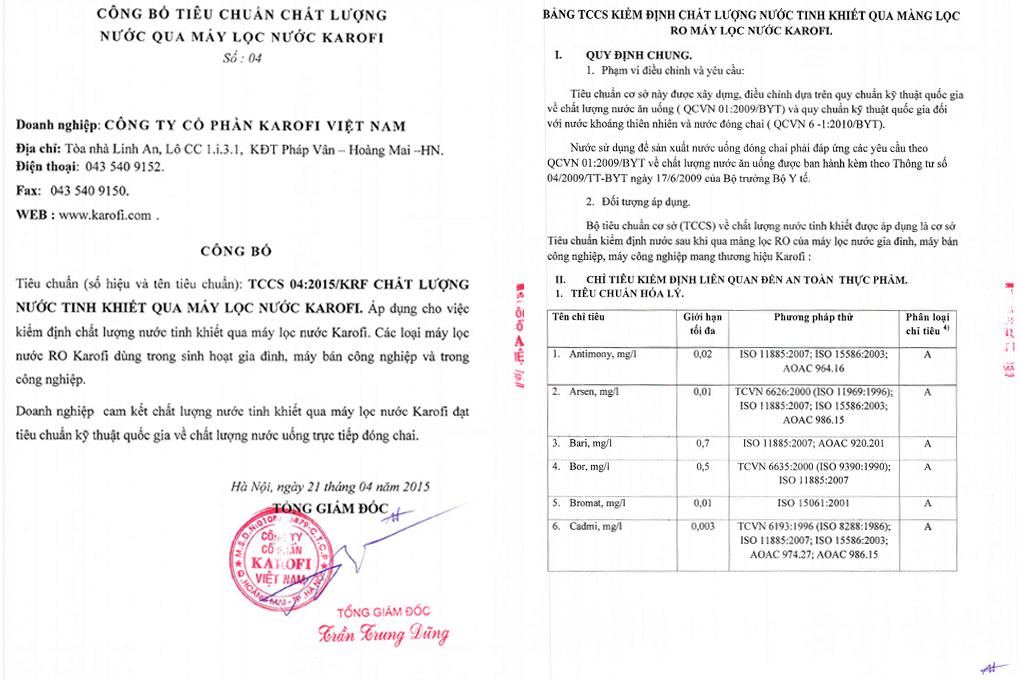 Máy lọc nước RO Karofi K8RO-H 8 lõi - Hàng chính hãng - Giao hàng toàn quốc