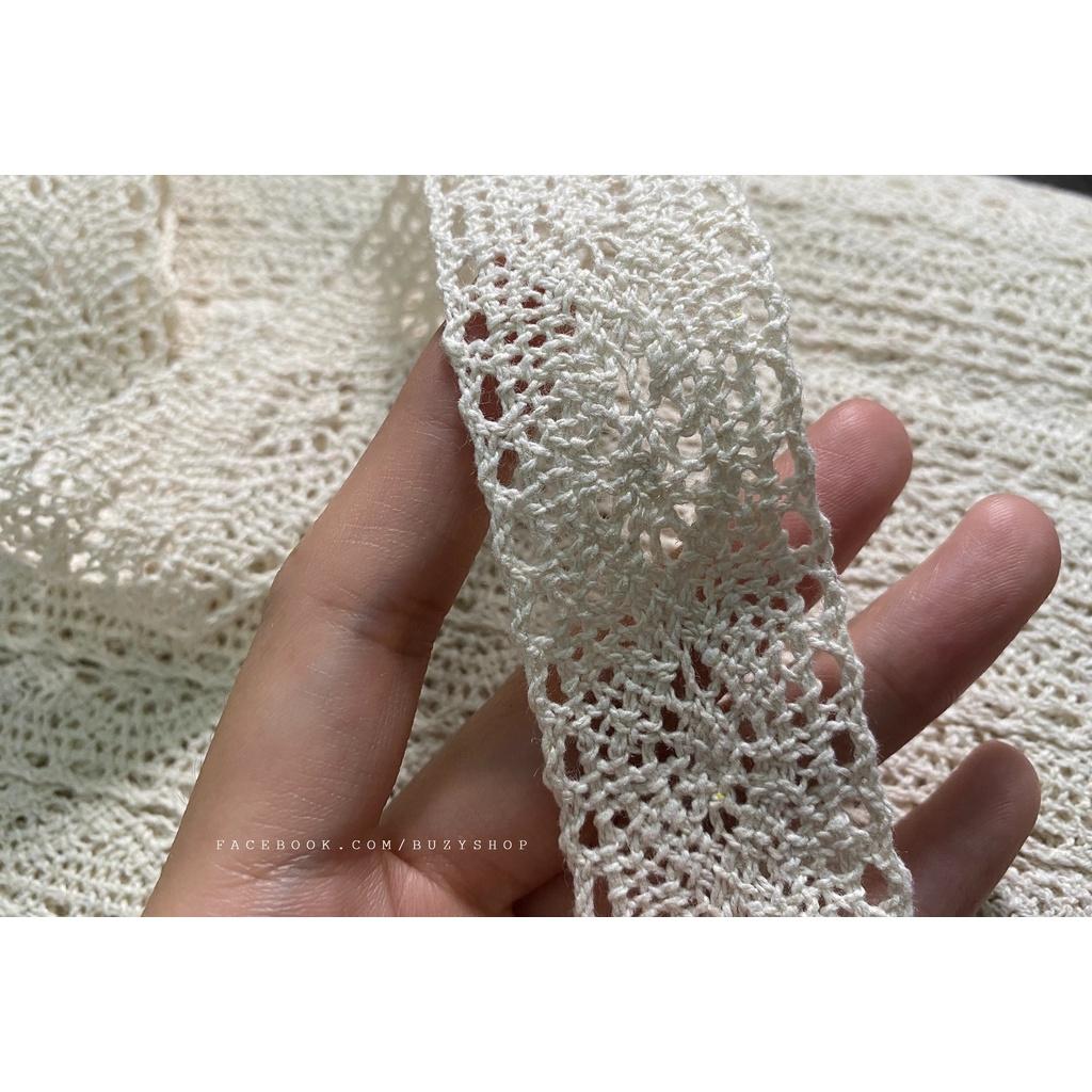 Ren chỉ, ren cotton, ren viền scrapbook